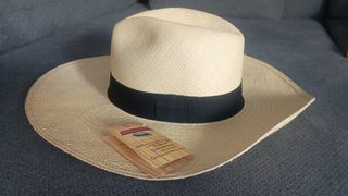 Sombrero Panamá Hat ,de paja toquila autentico