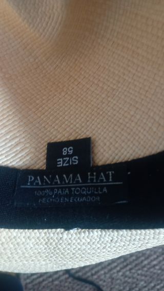 Sombrero Panamá Hat ,de paja toquila autentico