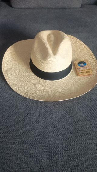 Sombrero Panamá Hat ,de paja toquila autentico
