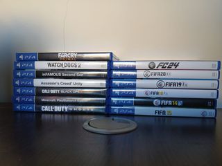 PS4 + Mando Azul + 13 Juegos