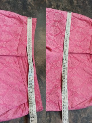 Pantalones Zara Jacquard Rosas
