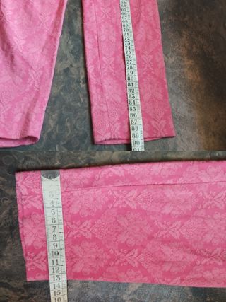 Pantalones Zara Jacquard Rosas