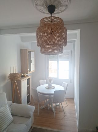 Lámpara 50 cm
 colgante IKEA SINNERLIG bambú