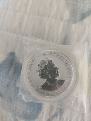 Moneda Plata 1 Onza Redback 2020