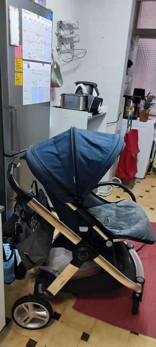 Carrito bebé Arrue IXO 2  Capazo + silla + bolsa