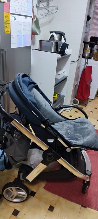 Carrito bebé Arrue IXO 2  Capazo + silla + bolsa