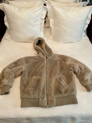 Cazadora reversible beige