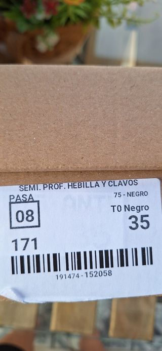 Zapatos de flamenco semi-profesionales negros.
