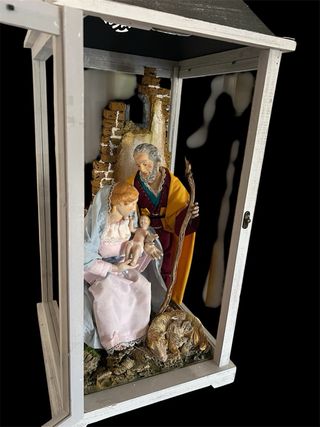 Presepe Napoletano '700 in Lanterna con Luce