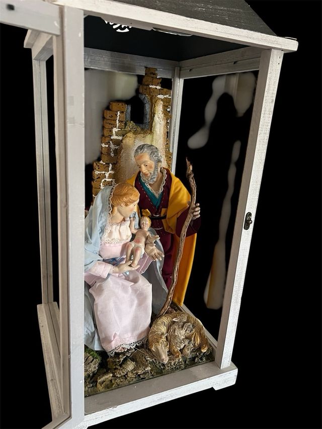 Presepe Napoletano '700 in Lanterna con Luce