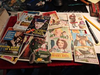 Lote 50 programas cine antiguo
