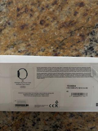 Apple Watch SE 2 44mm Negro Espacial
En garantía