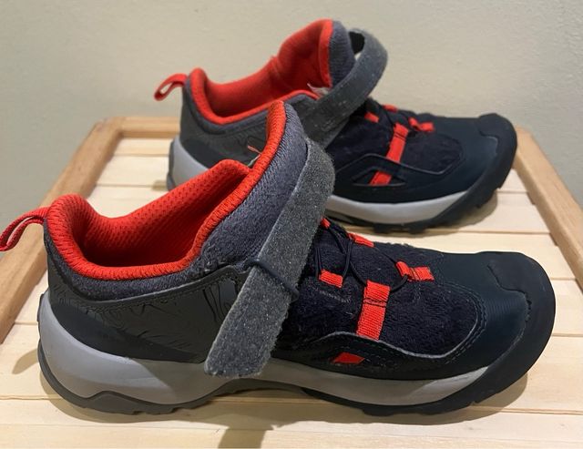 Scarpe trekking bambino blu e rosse