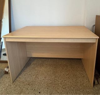 Escritorio madera ancho beige