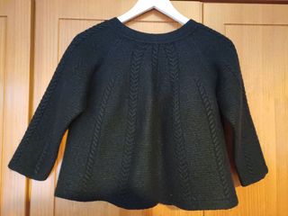 Chaqueta corta lana negra T.38