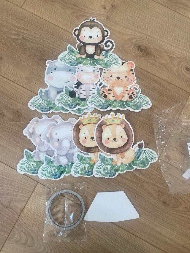 Pack Decoración Cumpleaños Animales Selva