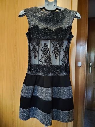 Vestido Mulaya Talla S Espalda Encaje