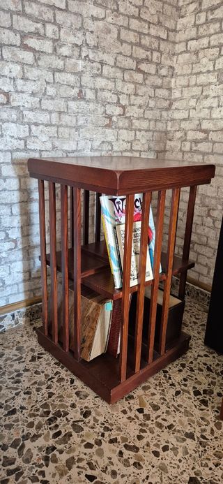 Conjunto de muebles de salón madera natural maciza