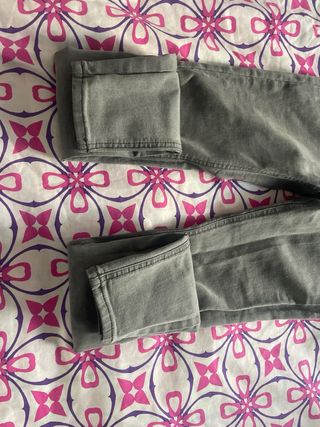 Pantalones vaqueros grises Pull&Bear talla 36