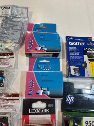 Lote Cartuchos Impresora Brother, Epson, HP, Lexma