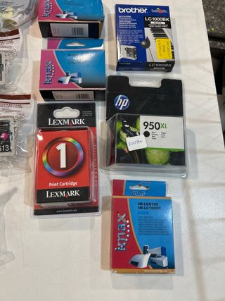 Lote Cartuchos Impresora Brother, Epson, HP, Lexma