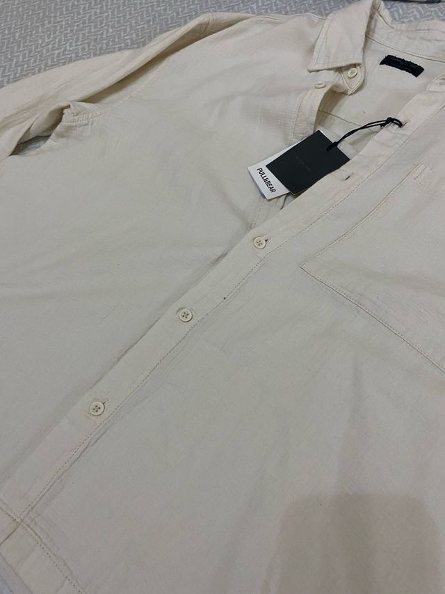 Camisa Pull&Bear Beige 