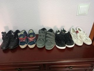 Lote zapatillas deportivas varias marcas