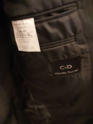 Traje de caballero negro