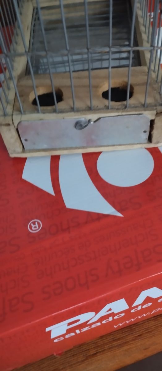 Jaula artesanal para pájaros