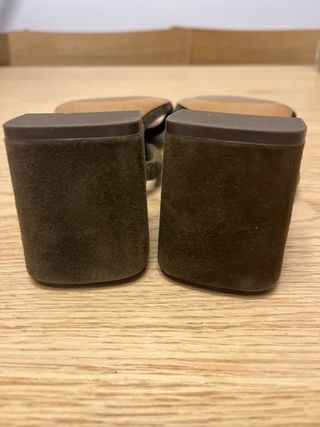Sandalias de tacón cuadradas