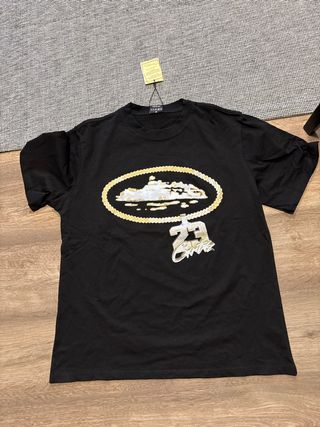 Camiseta estilo Corteiz Negra Talla L