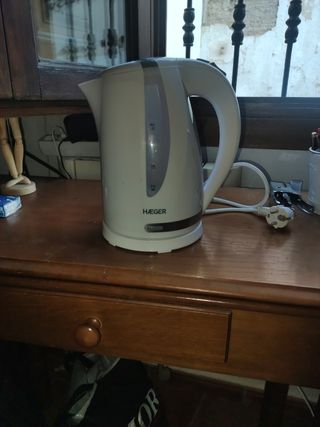 Hervidor de agua Haeger blanco