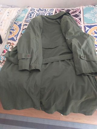 Gabardina de hombre larga