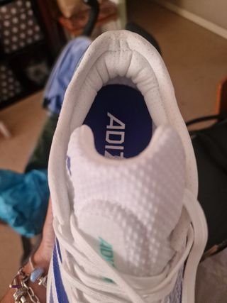 Deportivas Adidas adizero Blancas y Azules