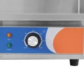 PLANCHA ELÉCTRICA CROMO DURO DE 550X430X245H MM