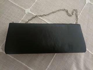 Bolso de fiesta negro con pedrería