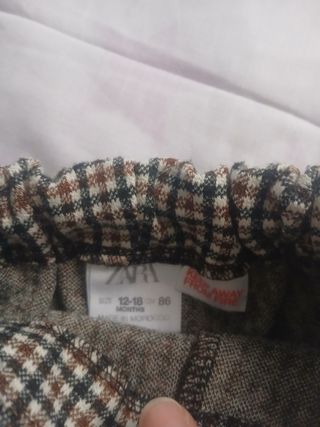 Falda pantalón cuadros 2-3 años