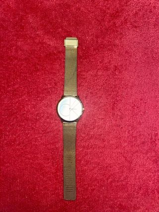 Reloj Calvin Klein Dorado y Blanco