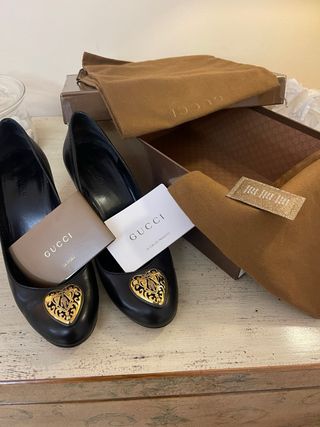 Zapatos Gucci Tacón Corazón Talla 38