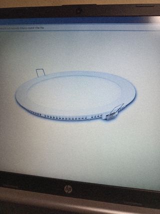 4 LED Redondo Empotrable 15W Luz Fría