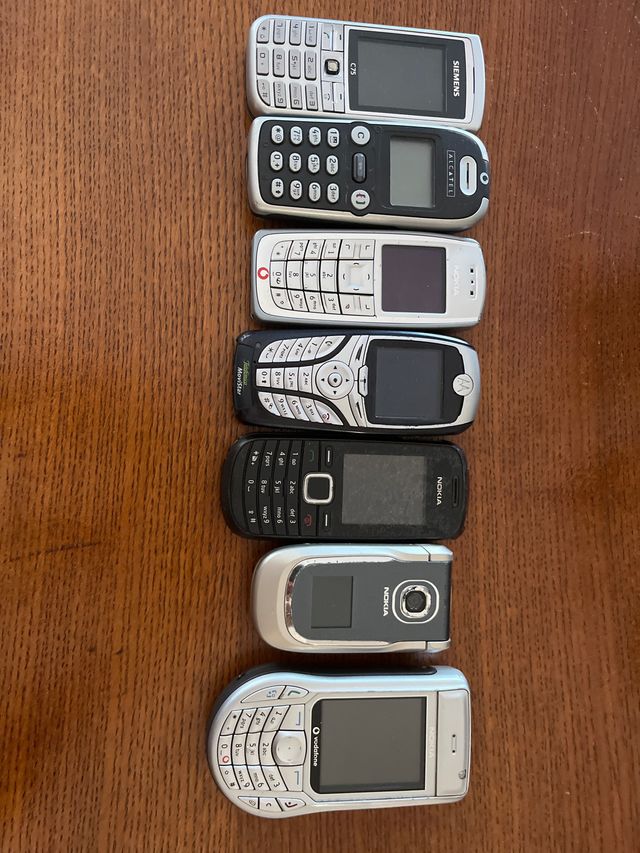 Lote Teléfonos Antiguos Nokia, Siemens, Alcatel, M