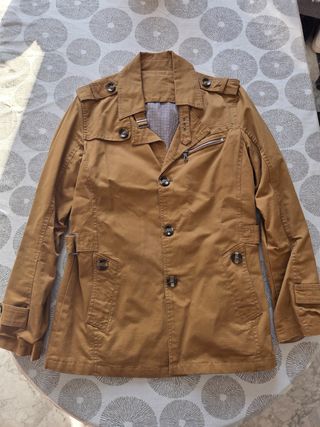 Chaqueta marrón hombre