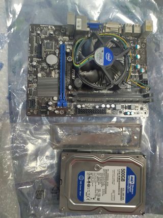 Placa Base MSI H61M-P20 + Disco Duro WD 500GB