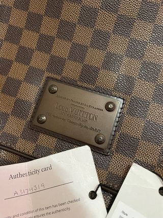 Bolso Louis Vuitton Marrón Auténtico CA1162
