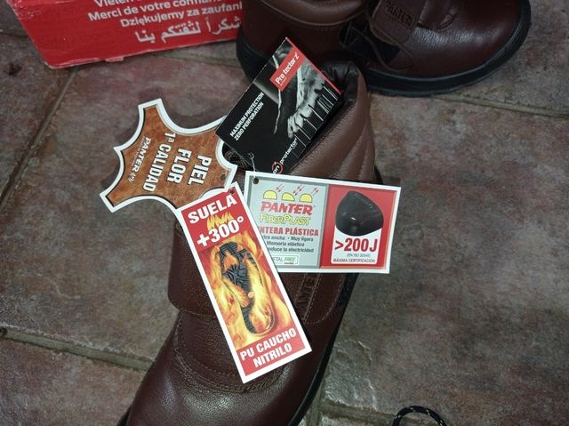 Botas de seguridad de la marca Panter Nuevas