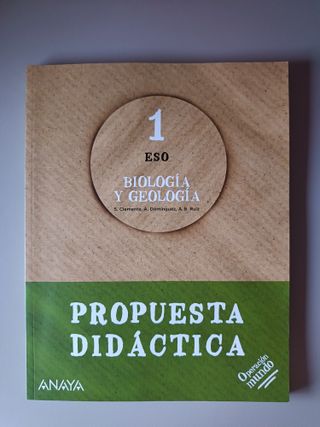 Guía del profesor Biología y Geología 1 ESO Anaya