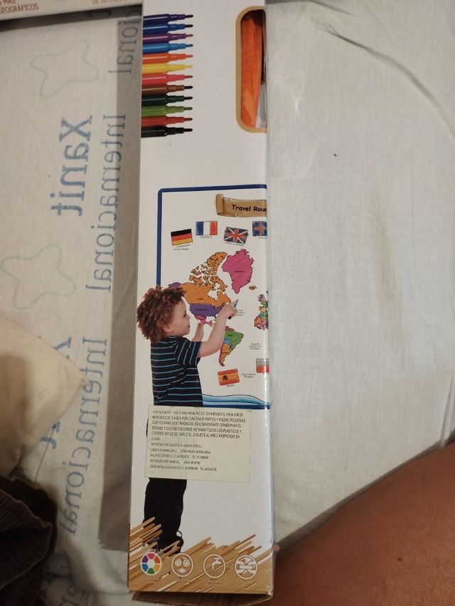 Tapete para pintar con rotuladores