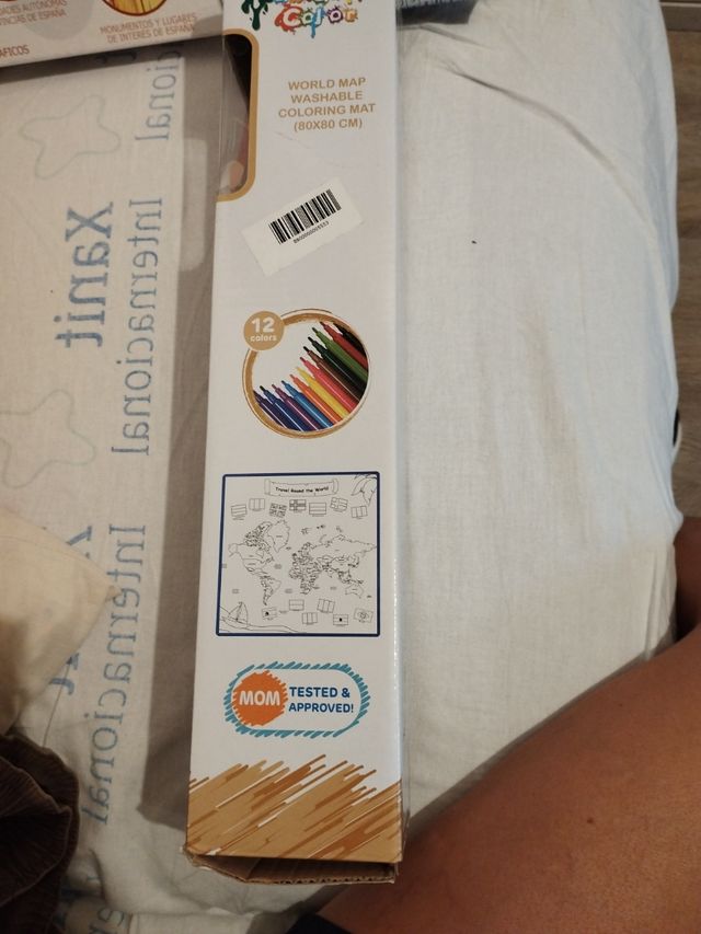 Tapete para pintar con rotuladores