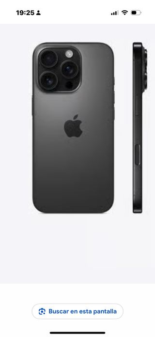 iPhone 16 Pro Space Grey con tratto in cristallo
