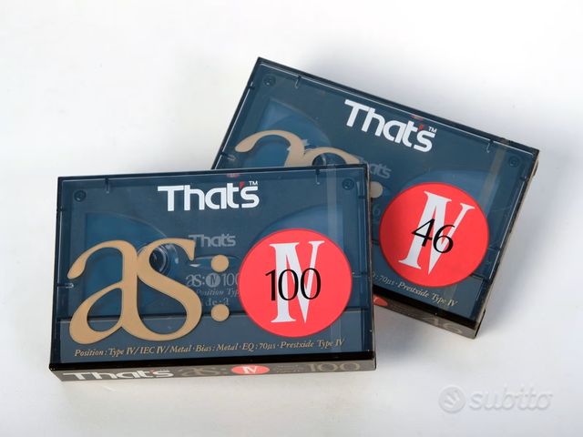 5 Musicassette THAT'S AS 46 - AS 100 - CD/IVF 60